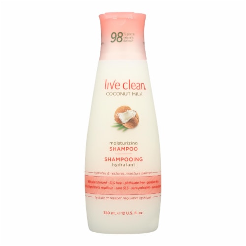 Live Clean® Coconut Milk Moisturizing Shampoo Perspective: front