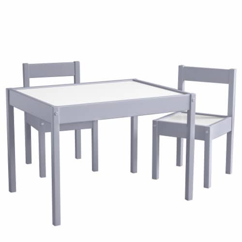 Baby Relax Hunter 3 Piece Kiddy Table Chair Kids Set Gray