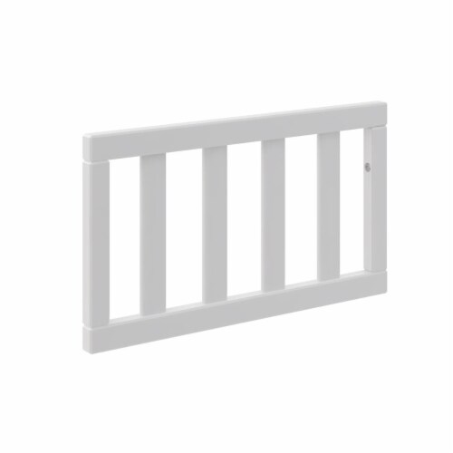 Little Seeds Haven Toddler Guard Rail, White Perspective: front