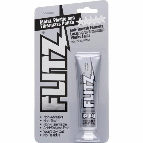 Flitz 1.76 Oz. Metal, Plastic & Fiberglass Paste Polish BP 03511 Perspective: front