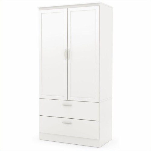 South Shore Acapella Wardrobe Armoire in Pure White 1 Pick n Save