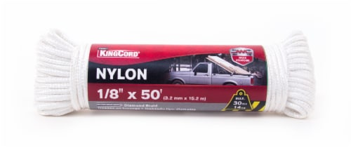 Mibro Kingcord Nylon Diamond Braid White Perspective: front