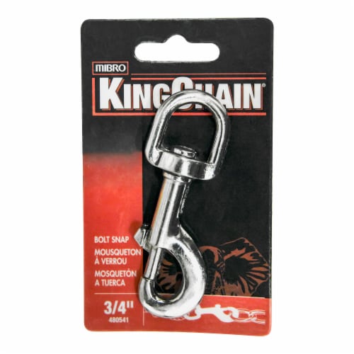 Baon Mfg Baon 334M-1/4 0.25 Snap Hook Ound Swivel Nickel
