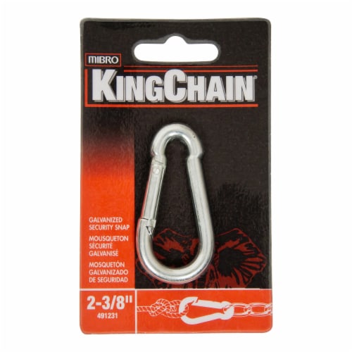 Mibro Kingchain Security Snap Galvanized Perspective: front