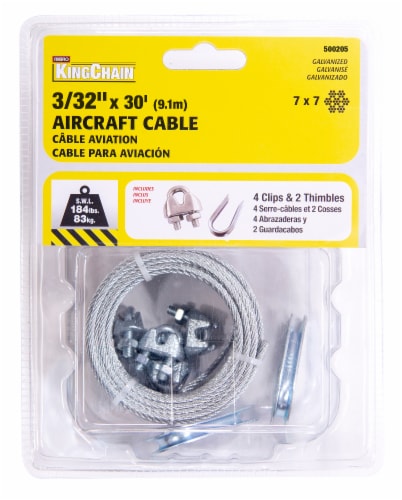 Mibro Kingchain Aircraft Cable Galvanized Perspective: front