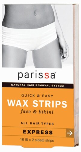 Parissa Quick & Easy Face & Bikini Wax Strips Perspective: front