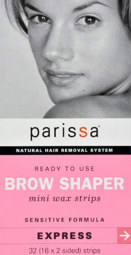 Parissa Natural Hair Removal System Brow Shaper - 32 Strips Perspective: front