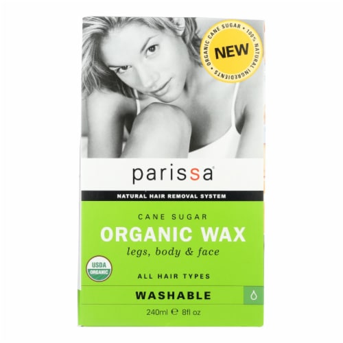 Parissa Organic Wax 8 fl. oz. Perspective: front
