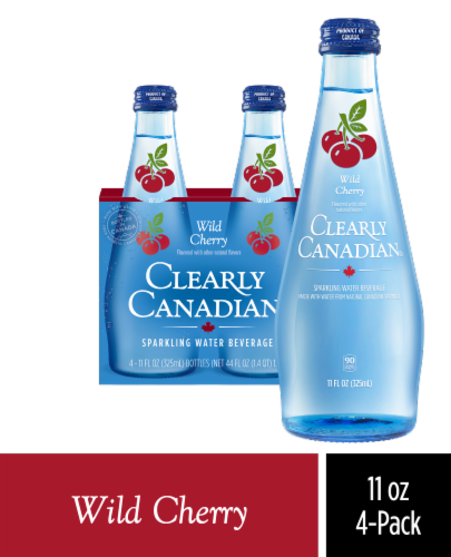 Clearly Canadian® Wild Cherry Sparkling Water Perspective: front