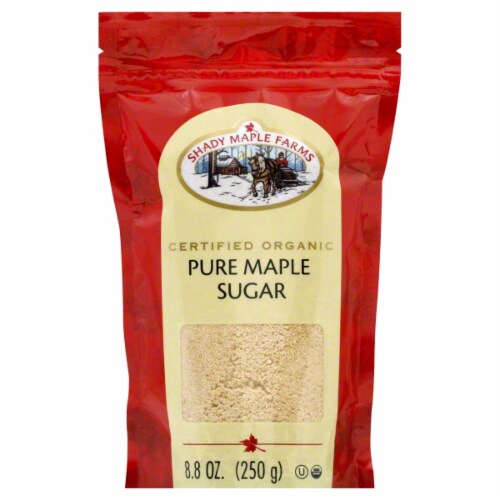 Shady Maple Farms Organic Pure Maple Sugar Perspective: front