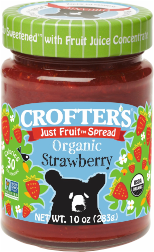 Crofter's Organic Just Fruit Strawberry Perspective: front