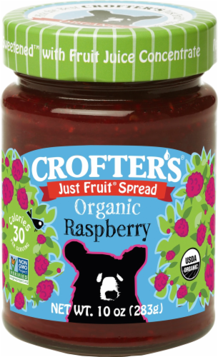 Crofter's® Organic Just Fruit® Raspberry Spread Perspective: front