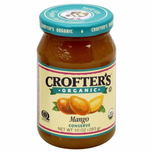 Crofter's Organic Mango Fruit Spread Perspective: front
