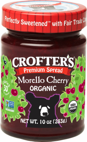Crofter's Organic Morello Cherry Premium Spread Perspective: front