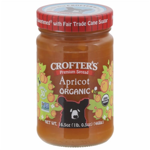 Crofter's® Organic Apricot Premium Spread Perspective: front