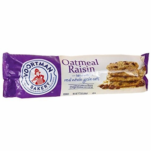 Voortman Bakery Oatmeal Raisin Cookies - 4 Pack Perspective: front