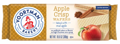 Voortman Bakery Apple Crisp Wafers Perspective: front