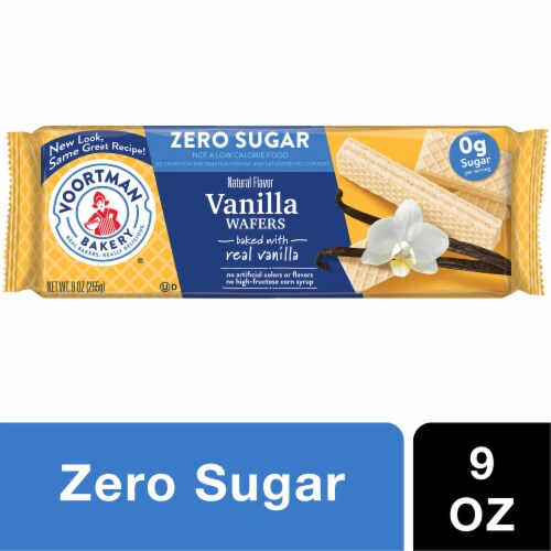 Voortman Bakery™ Sugar Free Vanilla Wafer Cookies Perspective: front