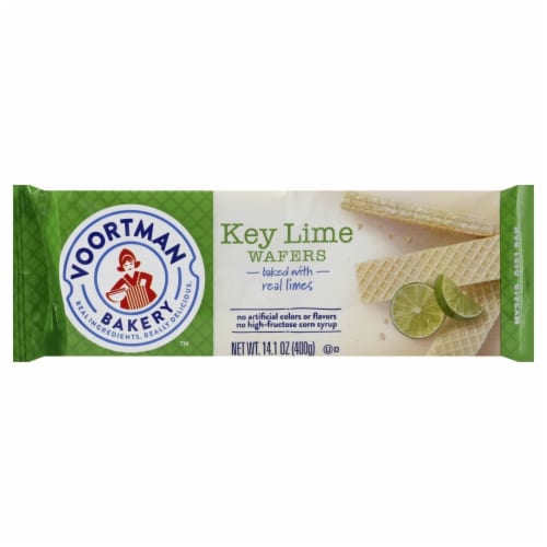 Voortman Key Lime Wafers Perspective: front