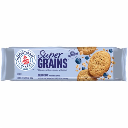 Voortman Bakery™ Super Grains Blueberry Cookies Perspective: front