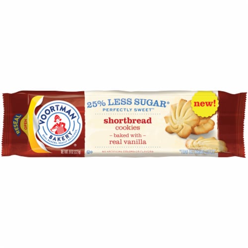 Voortman Bakery Shortbread Cookies Perspective: front