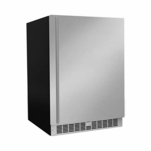Danby SPRAR055D1SS 5.5 cu. ft. Silhouette Niagara Compact Integrated Refrigerator, Black Perspective: front