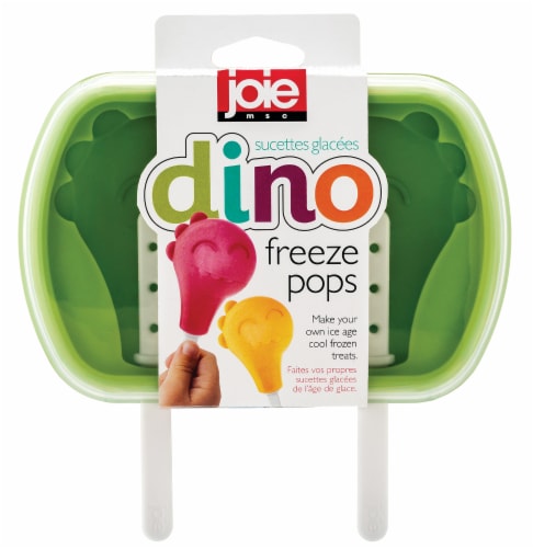 Joie Dino Freeze Pop Twin Molds - Green/White Perspective: front