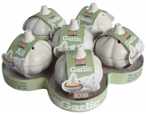 Joie Terracotta Garlic Fresh Pod - White Perspective: front
