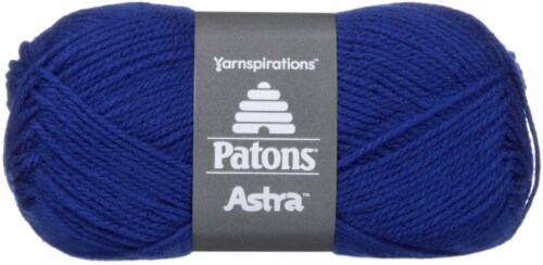 Patons Astra Yarn - Solids-Electric Blue Perspective: front