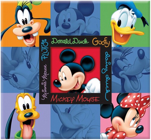 SandyLion Disney Post Bound Album 12 X12 -Mickey & Friends Embossed Perspective: front