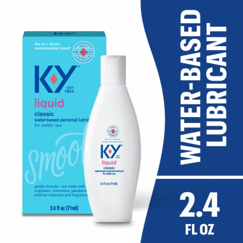 K-Y Liquid Water-Based Personal Lubricant Perspective: front