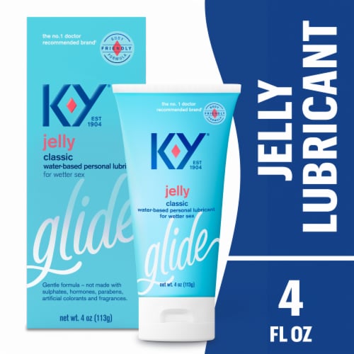 KY Jelly Water-Based Personal Lubricant Perspective: front