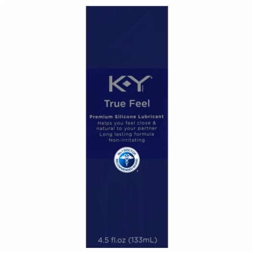 KY True Feel Premium Silicone Lubricant Perspective: front