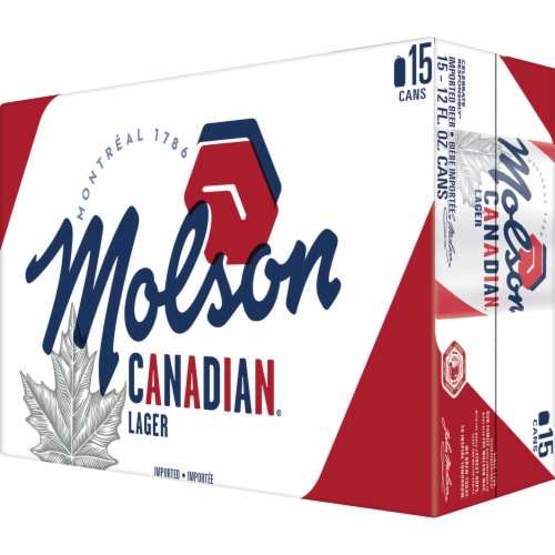 Molson Canadian® Lager Beer Perspective: front