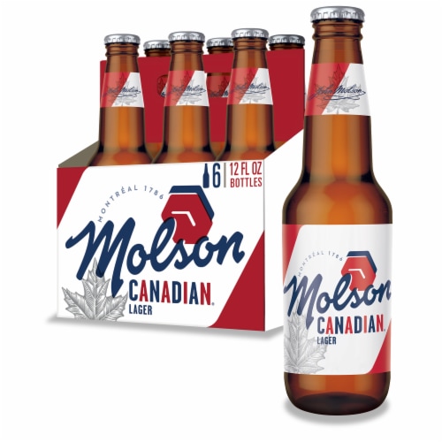 Molson Canadian® Lager Beer Perspective: front
