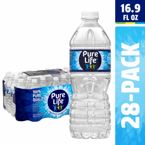 Pure Life Purified Water Bottle Perspective: front