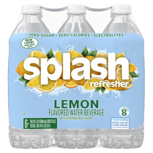 Splash Blast™ Lemon Flavored Water Perspective: front