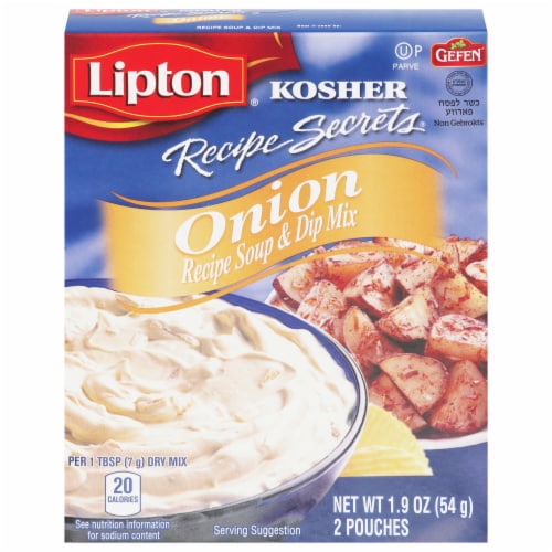 Lipton® Kosher Onion Recipe Soup & Dip Mix Perspective: front