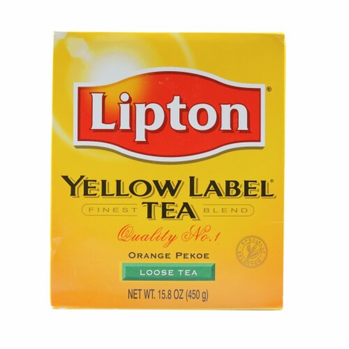 Lipton Yellow Label Orange Pekoe Loose Tea Perspective: front
