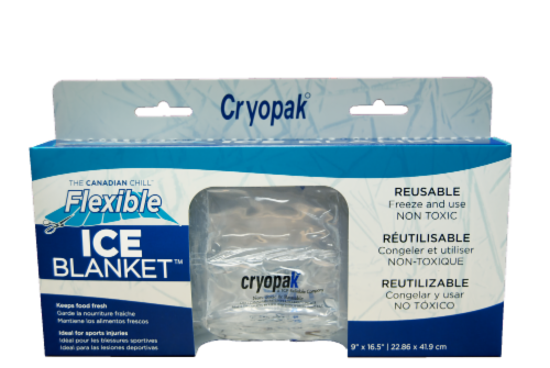 Cryopak Large Flexible Reusable Ice Blanket™ Perspective: front
