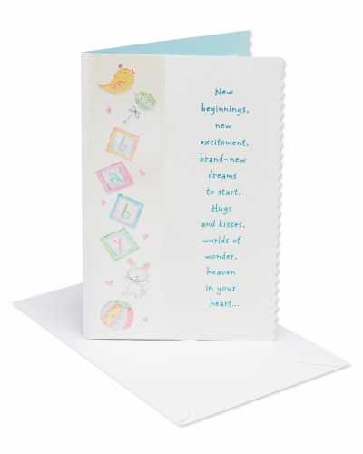 American Greetings Baby Shower Card (Warm Wishes) Perspective: front