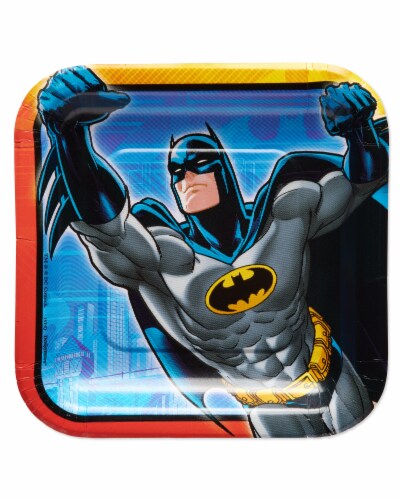 American Greetings Batman Disposable Paper Dessert Plates, 40 ct