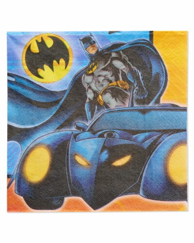 American Greetings Batman Paper Lunch Napkins Perspective: front