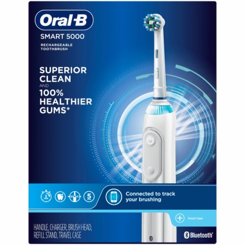 Senaat Inleg heks Oral-B 5000 Smart Series Electric Toothbrush - White, 1 ct - Kroger