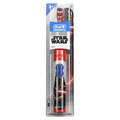 Oral B® Kids Battery Toothbrush featuring Star Wars Soft Bristles for Kids 3+ Perspective: front