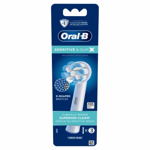 Oral-B GumCare Electric Toothbrush Replacement Brush Heads Perspective: front