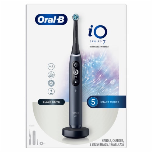  Oral-B Vitality FlossAction Electric Toothbrush with  Replacement Brush Head, Black : Health & Household