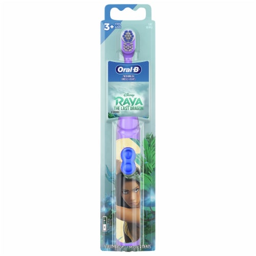 Oral-B® Pro Health Jr Disney Raya and the Lost Dragon Battery Power Soft Bristle Toothbrush Perspective: front