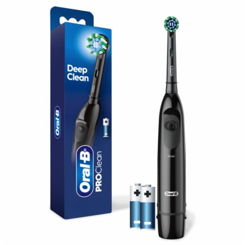 Oral-B® Pro Clean Battery Powered Toothbrush - Black Perspective: front