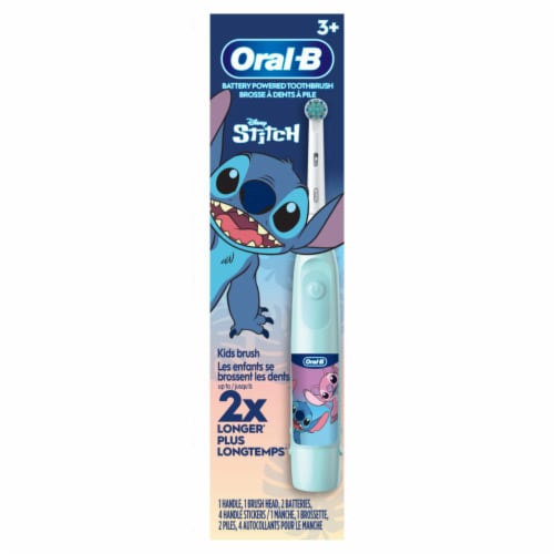 Oral-B Disney Stitch Kids Battery Toothbrush Perspective: front